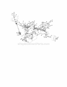 Page C Diagram and Parts List for 917288250  Craftsman Lawn Tractor
