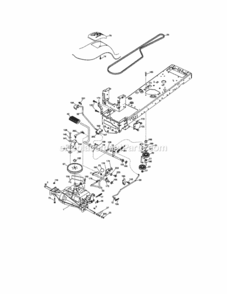 Page D Diagram and Parts List for 917288250  Craftsman Lawn Tractor