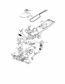 Page D Diagram and Parts List for 917288251  Craftsman Lawn Tractor