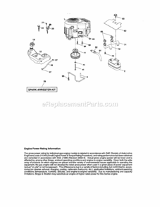 Page E Diagram and Parts List for 917288251  Craftsman Lawn Tractor
