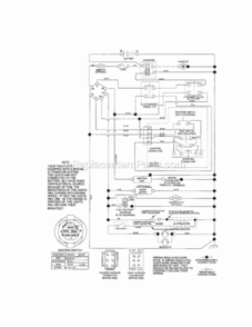 Page K Diagram and Parts List for 917288252  Craftsman Lawn Tractor