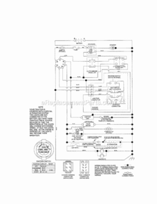 Page K Diagram and Parts List for 917288270  Craftsman Lawn Tractor