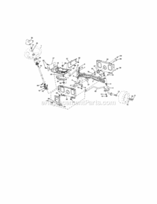 Page C Diagram and Parts List for 917288270  Craftsman Lawn Tractor