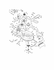 Page G Diagram and Parts List for 917288270  Craftsman Lawn Tractor