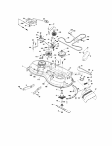 Page J Diagram and Parts List for 917288271  Craftsman Lawn Tractor