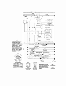 Page K Diagram and Parts List for 917288271  Craftsman Lawn Tractor