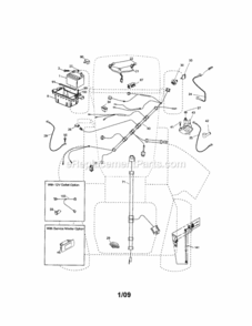Page A Diagram and Parts List for 917288280  Craftsman Lawn Tractor
