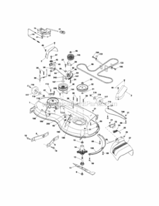 Page J Diagram and Parts List for 917288280  Craftsman Lawn Tractor