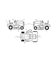 Page G Diagram and Parts List for 917288280  Craftsman Lawn Tractor