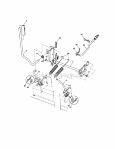 Page J Diagram and Parts List for 917288320  Craftsman Lawn Tractor