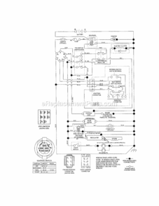 Page K Diagram and Parts List for 917288320  Craftsman Lawn Tractor
