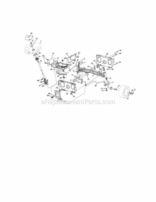 Page C Diagram and Parts List for 917288320  Craftsman Lawn Tractor