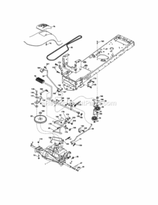 Page C Diagram and Parts List for 917288331  Craftsman Lawn Tractor