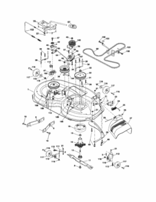 Page G Diagram and Parts List for 917288331  Craftsman Lawn Tractor