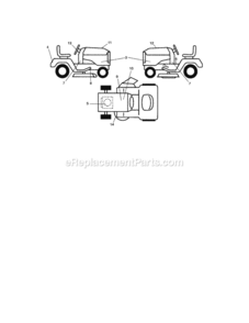 Page I Diagram and Parts List for 917288331  Craftsman Lawn Tractor