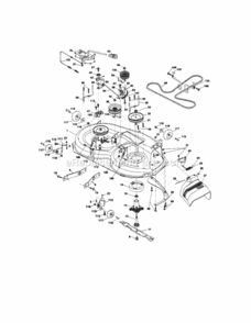 Page J Diagram and Parts List for 917288340  Craftsman Lawn Tractor