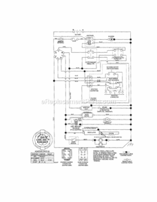 Page K Diagram and Parts List for 917288340  Craftsman Lawn Tractor