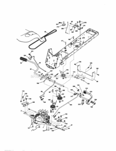 Page D Diagram and Parts List for 917288340  Craftsman Lawn Tractor