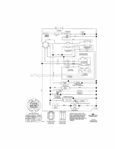 Page K Diagram and Parts List for 917288341  Craftsman Lawn Tractor