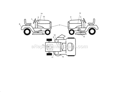 Page I Diagram and Parts List for 917288420  Craftsman Lawn Tractor