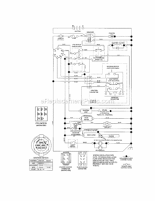 Page K Diagram and Parts List for 917288450  Craftsman Lawn Tractor