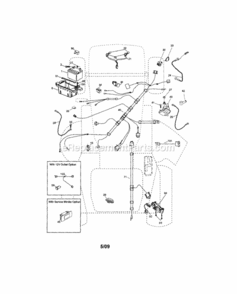 Page A Diagram and Parts List for 917288451  Craftsman Lawn Tractor
