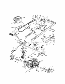 Page D Diagram and Parts List for 917288460  Craftsman Lawn Tractor