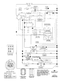 Schematic Diagram Diagram and Parts List for 917288480  Craftsman Lawn Tractor