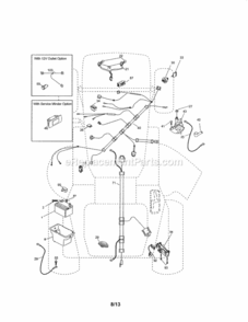 Page A Diagram and Parts List for 917288510  Craftsman Lawn Tractor
