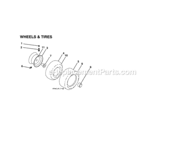 Page J Diagram and Parts List for 917288512  Craftsman Lawn Tractor