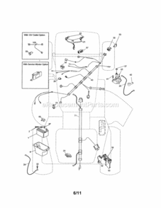 Page A Diagram and Parts List for 917288514  Craftsman Lawn Tractor