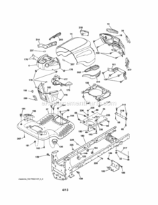 Page B Diagram and Parts List for 917288515  Craftsman Lawn Tractor