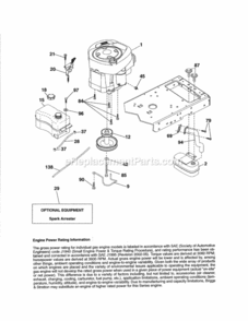 Page D Diagram and Parts List for 917288515  Craftsman Lawn Tractor