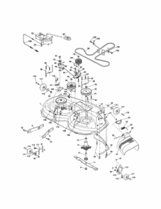 Page G Diagram and Parts List for 917288515  Craftsman Lawn Tractor
