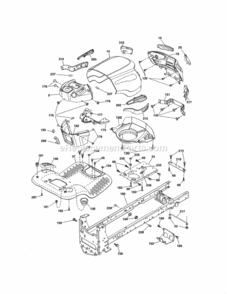 Page B Diagram and Parts List for 917288516  Craftsman Lawn Tractor