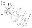 Part Location Diagram of 106108X613 Craftsman Rim Assembly 8"