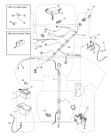 Electrical Diagram and Parts List for 917288522  Craftsman Lawn Tractor