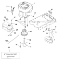 Engine Diagram and Parts List for 917288522  Craftsman Lawn Tractor