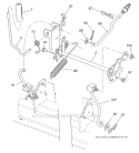 Lift Diagram and Parts List for 917288522  Craftsman Lawn Tractor