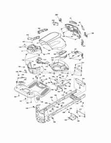 Page B Diagram and Parts List for 917288523  Craftsman Lawn Tractor