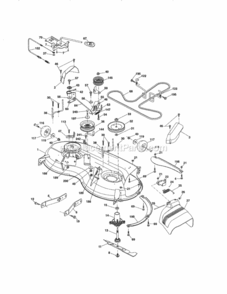 Page G Diagram and Parts List for 917288523  Craftsman Lawn Tractor
