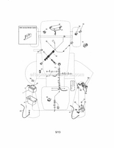 Page A Diagram and Parts List for 917288524  Craftsman Lawn Tractor