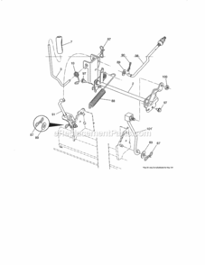 Page H Diagram and Parts List for 917288524  Craftsman Lawn Tractor