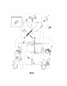 Page A Diagram and Parts List for 917288525  Craftsman Lawn Tractor