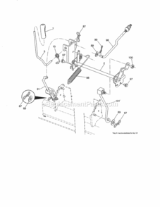 Page J Diagram and Parts List for 917288526  Craftsman Lawn Tractor