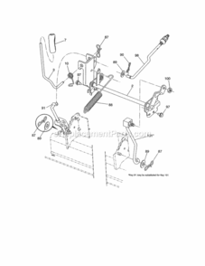 Page J Diagram and Parts List for 917288530  Craftsman Lawn Tractor