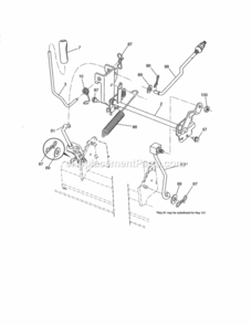 Page J Diagram and Parts List for 917288532  Craftsman Lawn Tractor