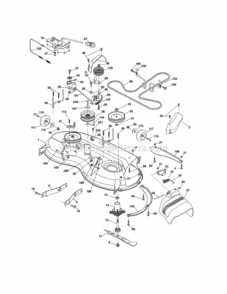 Page F Diagram and Parts List for 917288533  Craftsman Lawn Tractor
