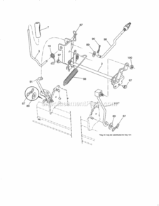 Page G Diagram and Parts List for 917288533  Craftsman Lawn Tractor