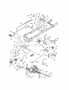 Page C Diagram and Parts List for 917288560  Craftsman Lawn Tractor